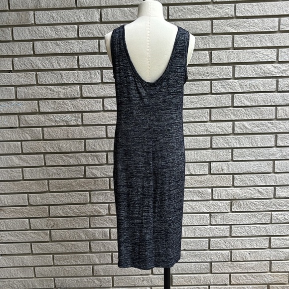 GAP Black Sleeveless Midi Dress with Scoop Back Sz S - Picture 4 of 7